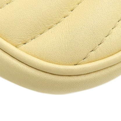 Louis Vuitton Shoulder Bag New Wave Muluti Pochette Leather Yellowish Gold