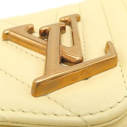 Louis Vuitton Shoulder Bag New Wave Muluti Pochette Leather Yellowish Gold