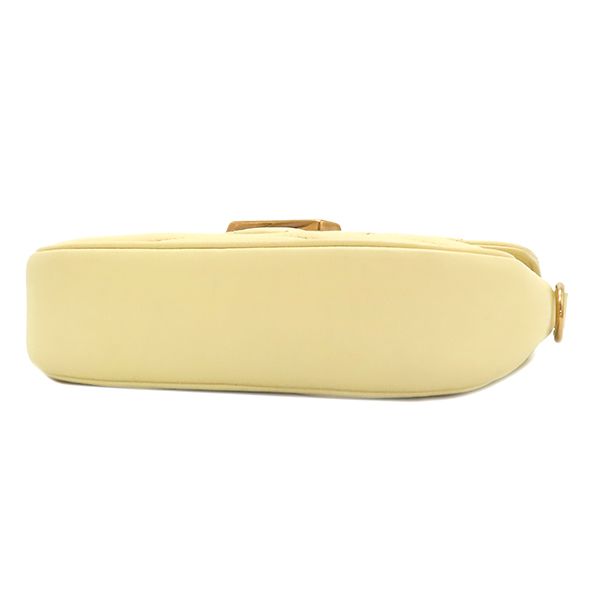 Louis Vuitton Shoulder Bag New Wave Muluti Pochette Leather Yellowish Gold