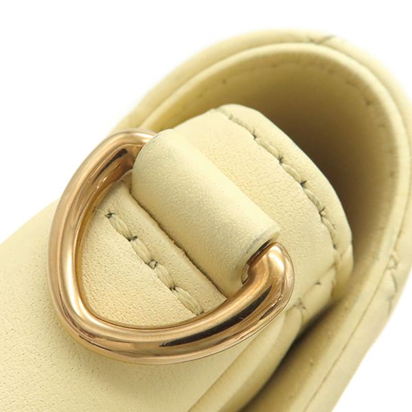 Louis Vuitton Shoulder Bag New Wave Muluti Pochette Leather Yellowish Gold