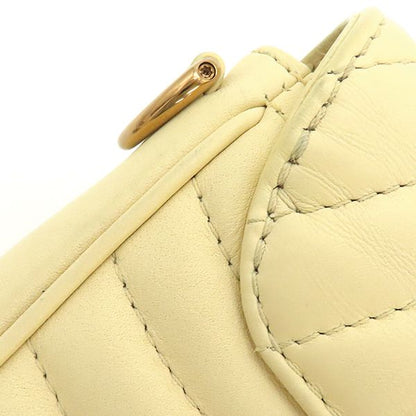 Louis Vuitton Shoulder Bag New Wave Muluti Pochette Leather Yellowish Gold