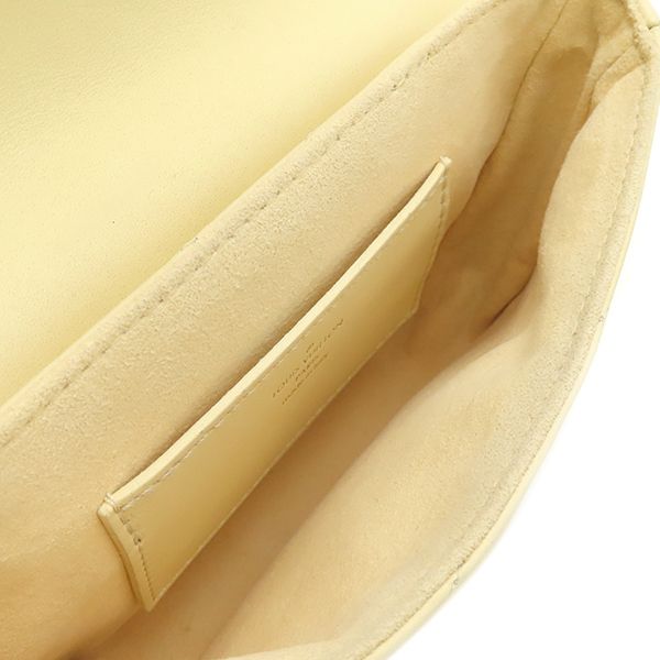 Louis Vuitton Shoulder Bag New Wave Muluti Pochette Leather Yellowish Gold