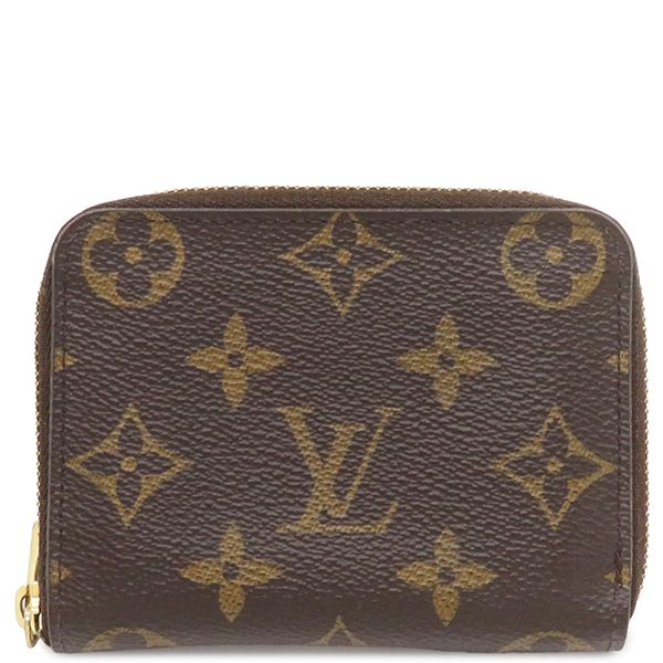Louis Vuitton Coin Case Zippy Coin Purse Monogram Canvas Monogram Gold Hardware
