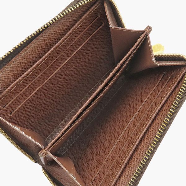 Louis Vuitton Coin Case Zippy Coin Purse Monogram Canvas Monogram Gold Hardware