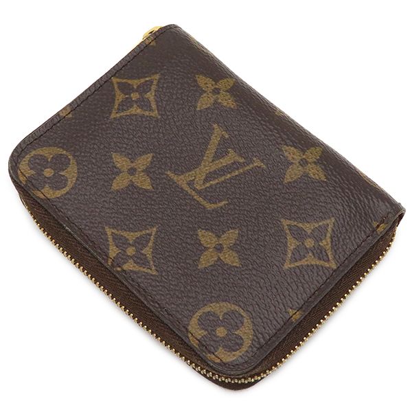 Louis Vuitton Coin Case Zippy Coin Purse Monogram Canvas Monogram Gold Hardware