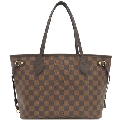 Louis Vuitton Tote Bag Neverfull PM Damier Canvas Damier Ebene Gold Hardware