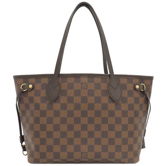 Louis Vuitton Tote Bag Neverfull PM Damier Canvas Damier Ebene Gold Hardware