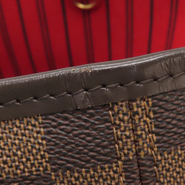 Louis Vuitton Tote Bag Neverfull PM Damier Canvas Damier Ebene Gold Hardware