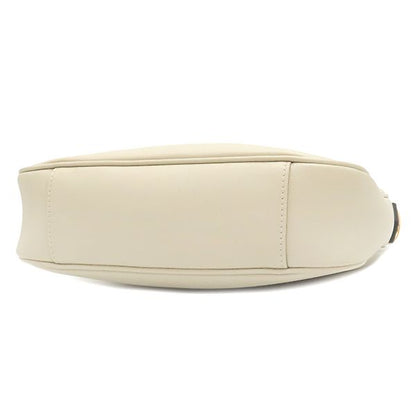 Gucci 2way Bag Diana Small Leather White Gold Hardware Bamboo White Handbag