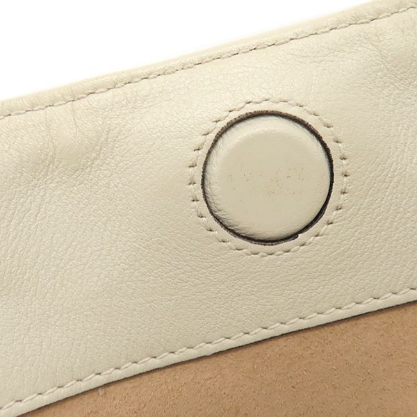 Gucci 2way Bag Diana Small Leather White Gold Hardware Bamboo White Handbag