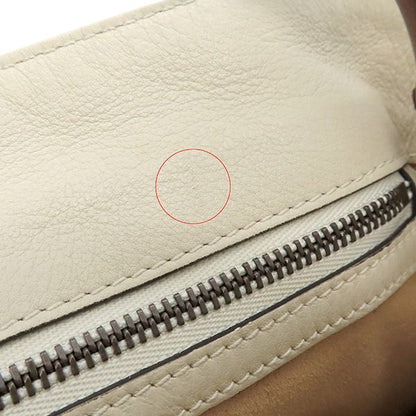 Gucci 2way Bag Diana Small Leather White Gold Hardware Bamboo White Handbag