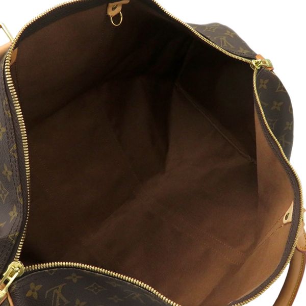 Louis Vuitton Boston Bag Keepall 55 Monogram Canvas Monogram Gold Hardware