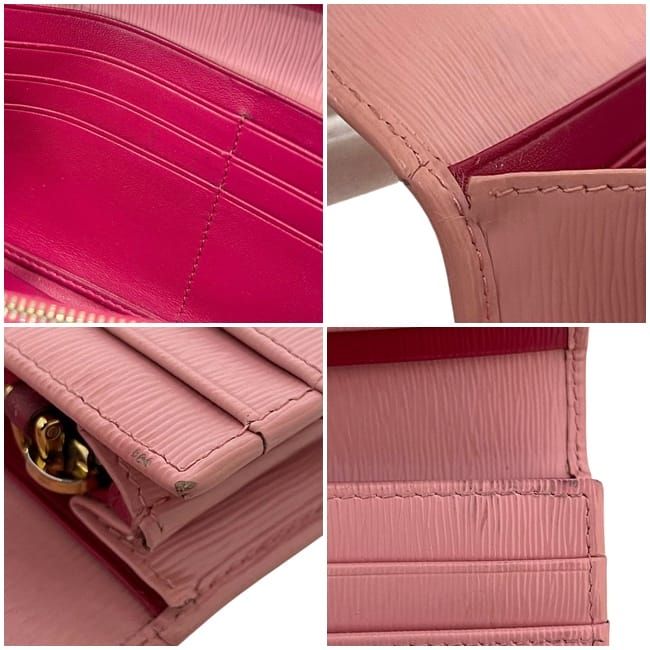 Prada Bifold Long Wallet Pink 1mh132 Wallet Leather Viteromove