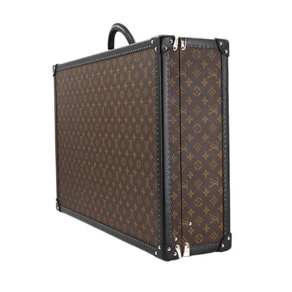 Louis Vuitton Monogram Macassar SPO Personal Bisten 70 Trunk Case Bag Brown
