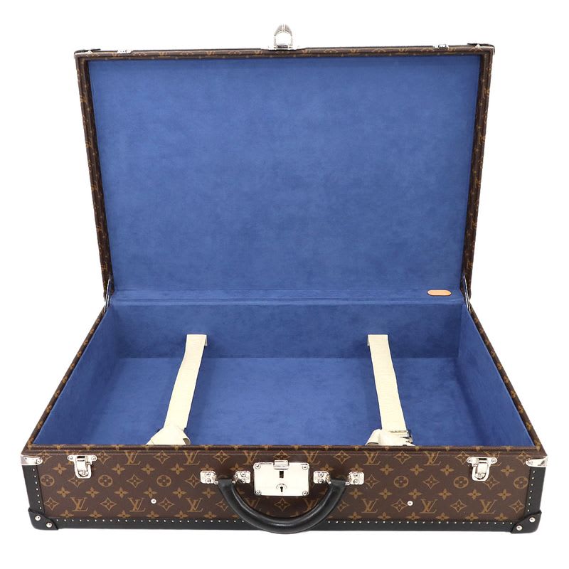 Louis Vuitton Monogram Macassar SPO Personal Bisten 70 Trunk Case Bag Brown