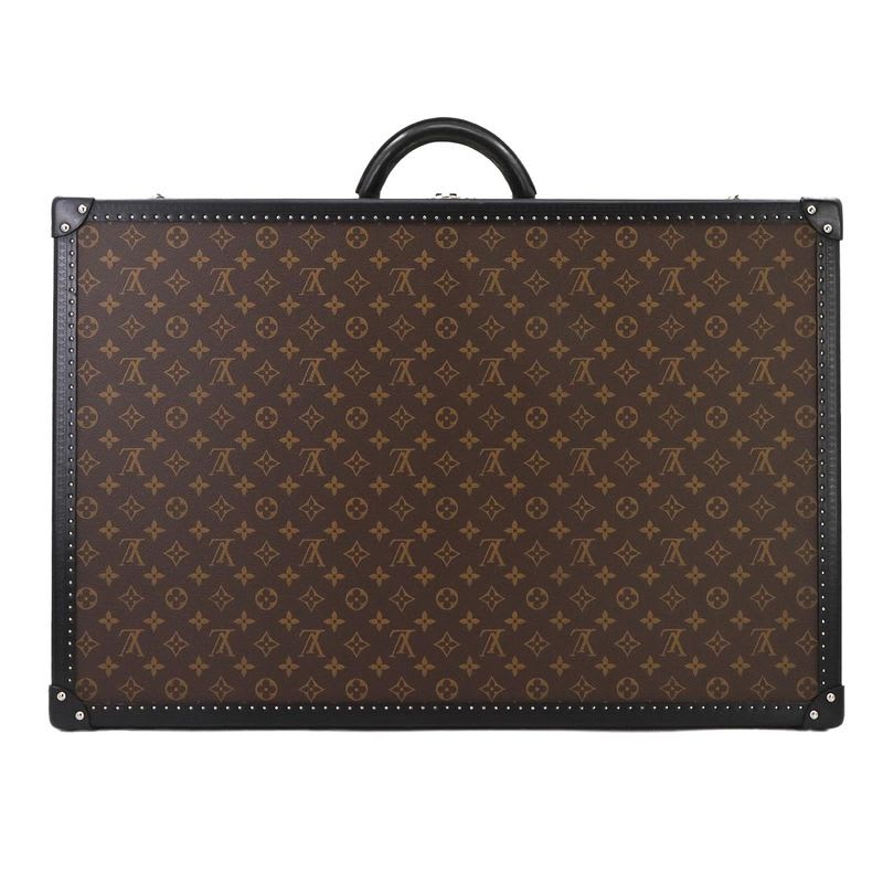 Louis Vuitton Monogram Macassar SPO Personal Bisten 70 Trunk Case Bag Brown
