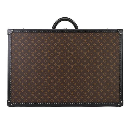 Louis Vuitton Monogram Macassar SPO Personal Bisten 70 Trunk Case Bag Brown