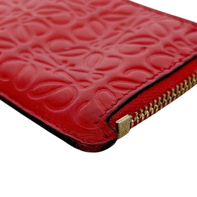 Loewe Coin Case Red Repeat Anagram C499z40x04 L