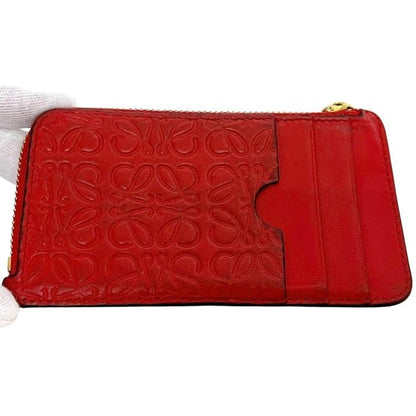 Loewe Coin Case Red Repeat Anagram C499z40x04 L