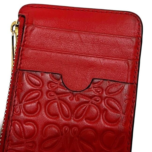 Loewe Coin Case Red Repeat Anagram C499z40x04 L