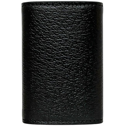 Gucci 6strand Key Case Black Animalier Metallic Ruby 523683