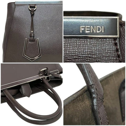 Fendi 2 Way Bag Toujours Dark Brown 8bh250