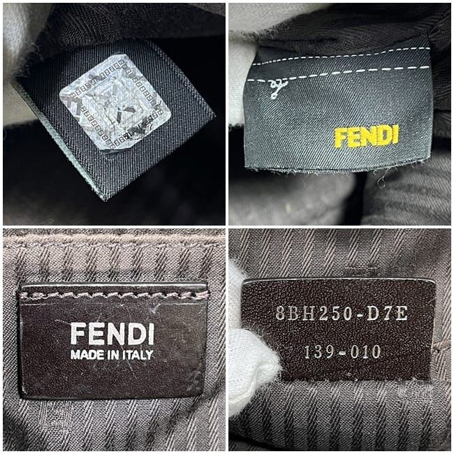 Fendi 2 Way Bag Toujours Dark Brown 8bh250