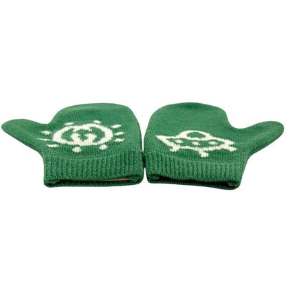 Gucci Children's Gloves Green Interlocking 788514 3k206