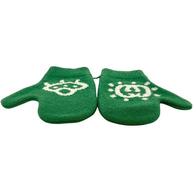 Gucci Children's Gloves Green Interlocking 788514 3k206