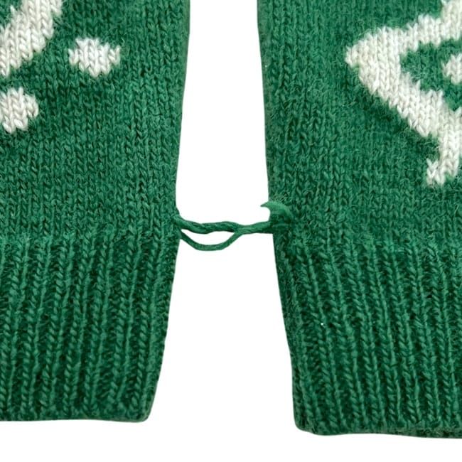 Gucci Children's Gloves Green Interlocking 788514 3k206