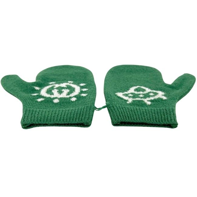 Gucci Children's Gloves Green Interlocking 788514 3k206