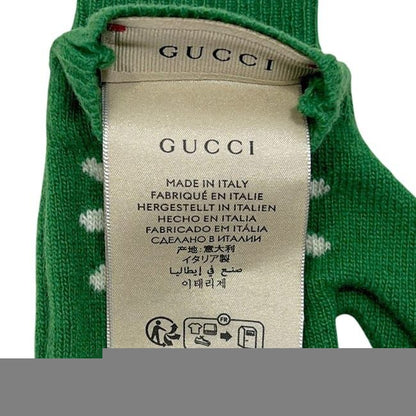 Gucci Children's Gloves Green Interlocking 788514 3k206