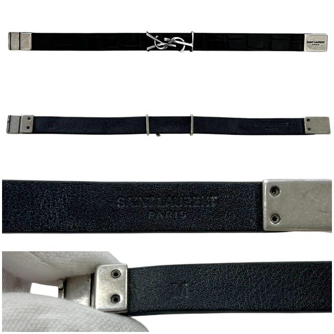 Saint Laurent Bracelet Black Cassandra 2023 3 03525