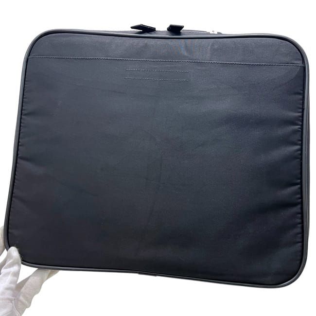 Prada Messenger Bag Briefcase Black NERO Tessuto