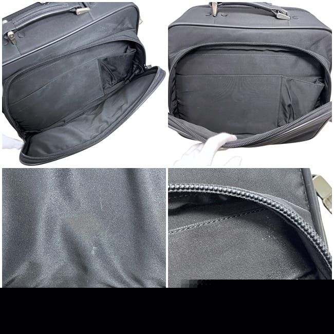 Prada Messenger Bag Briefcase Black NERO Tessuto