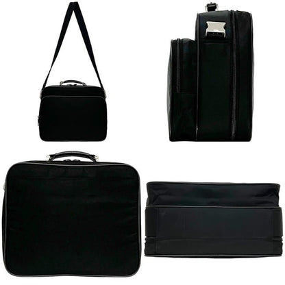 Prada Messenger Bag Briefcase Black NERO Tessuto