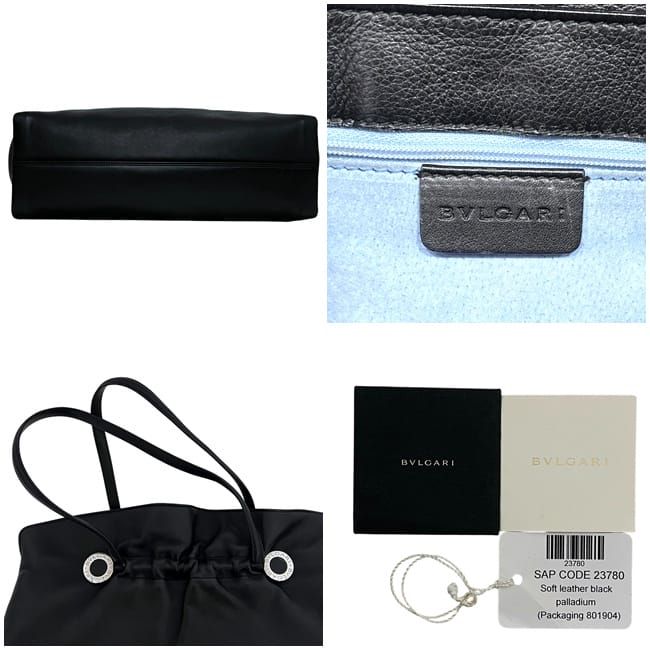 Bulgari Tote Bag Twist Bag Black Bulgari SAP