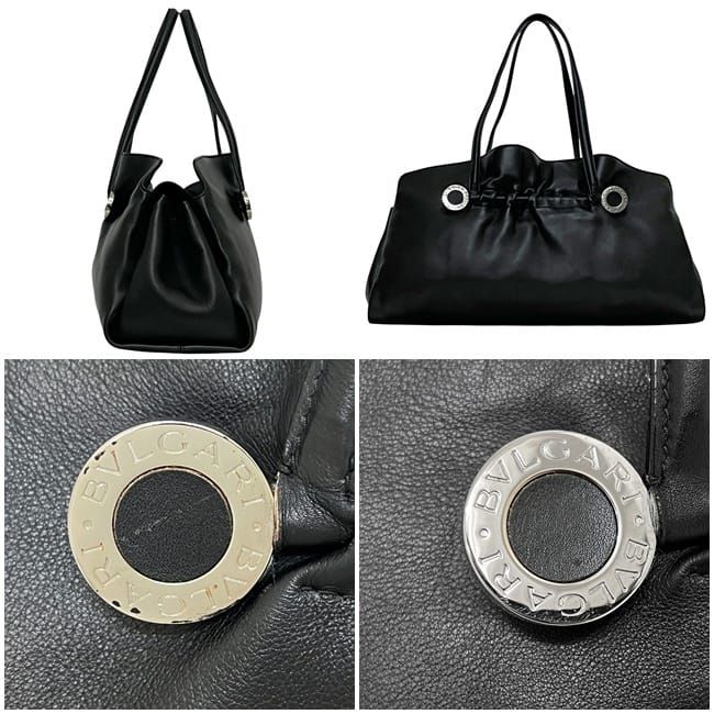 Bulgari Tote Bag Twist Bag Black Bulgari SAP