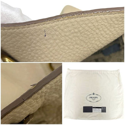 Prada 2 Way Bag Beige Sabbia Bn2795 Excellent Condition Leather