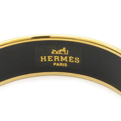 Hermes Bangle Emile GM Cloisonne Blue Gold Hardware Blue [box