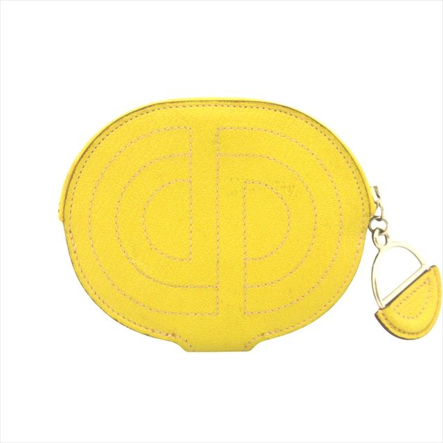 Hermes In The Loop Coin Case Wallet Coin Purse Card Case Chaine D'ancre Chèvre