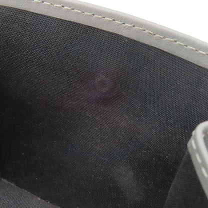 Christian Dior CD 1947 Wallet Grain Calf Leather Gray Logo