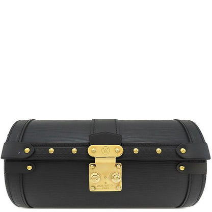 Louis Vuitton Shoulder Bag Papillon Trunk Bag Epi Leather Noir Black Gold