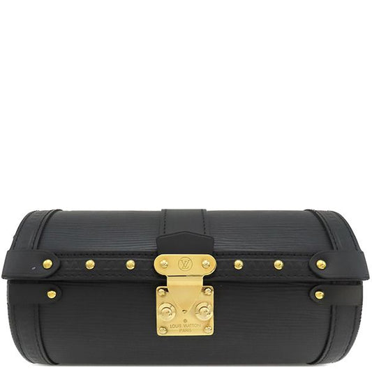 Louis Vuitton Shoulder Bag Papillon Trunk Bag Epi Leather Noir Black Gold