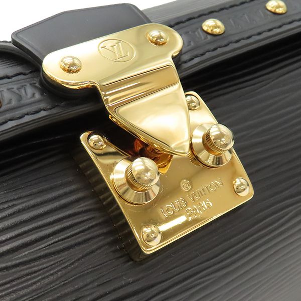 Louis Vuitton Shoulder Bag Papillon Trunk Bag Epi Leather Noir Black Gold