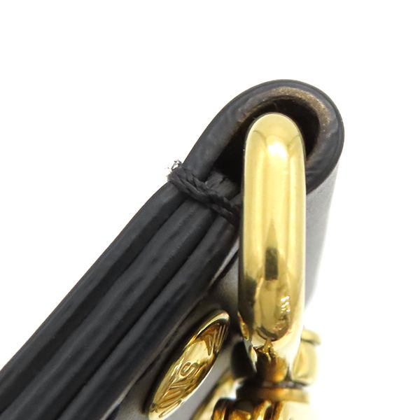 Louis Vuitton Shoulder Bag Papillon Trunk Bag Epi Leather Noir Black Gold
