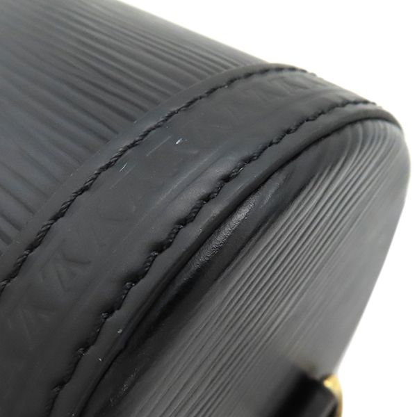 Louis Vuitton Shoulder Bag Papillon Trunk Bag Epi Leather Noir Black Gold