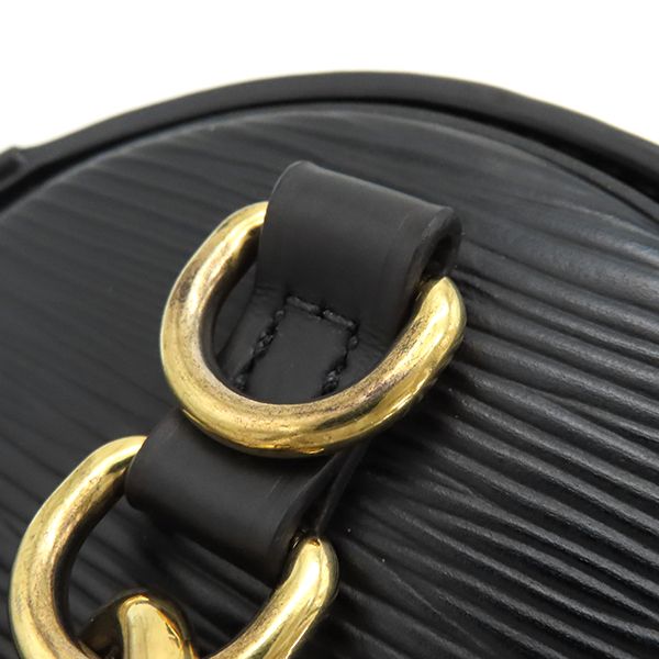 Louis Vuitton Shoulder Bag Papillon Trunk Bag Epi Leather Noir Black Gold