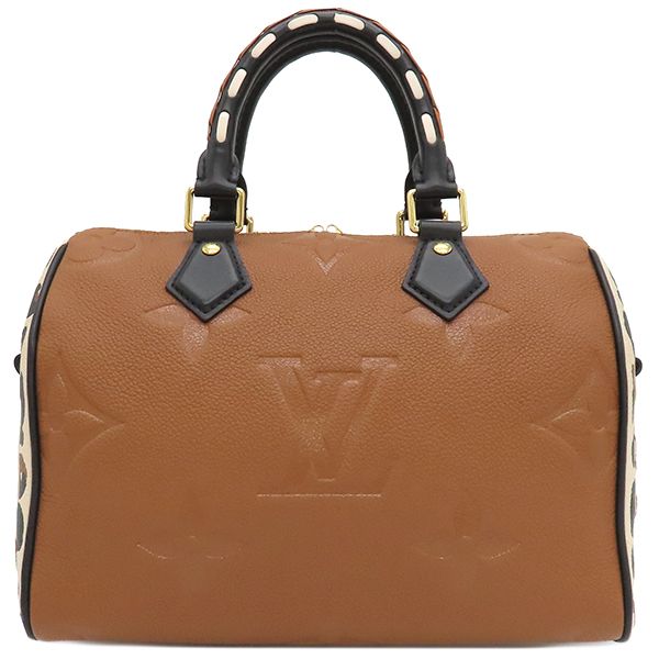 Louis Vuitton 2way Bag Speedy Bandouliere 25 Monogram Empreinte Camel Gold