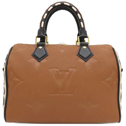 Louis Vuitton 2way Bag Speedy Bandouliere 25 Monogram Empreinte Camel Gold
